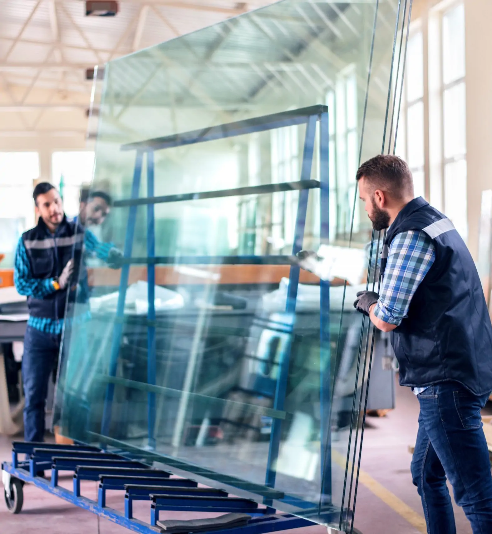 Fabrication de verre à l'échelle